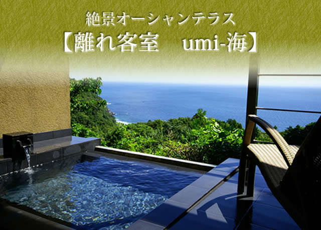 絶景オーシャンテラス【離れ客室　umi-海】